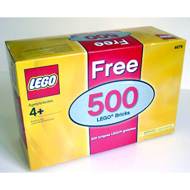free 500 lego bricks