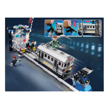 spider-mans train rescue