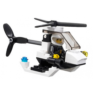 police helicopter polybag