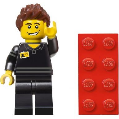 lego store employee polybag