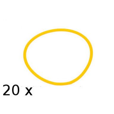 yellow bands