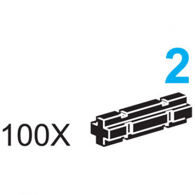 2m cross axles with grooves