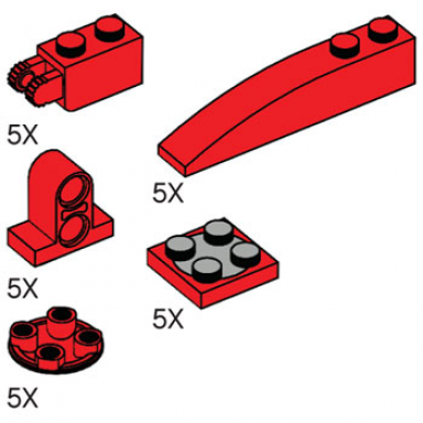 specialty red bricks pack
