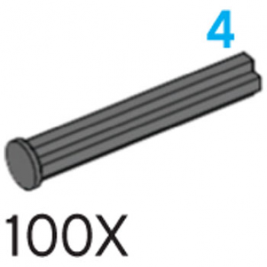 4m axles with stop