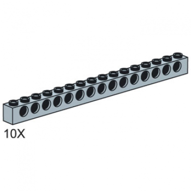 1x16 gray technic bricks