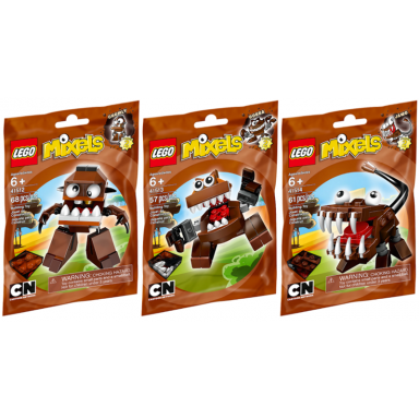 mixels brown collection