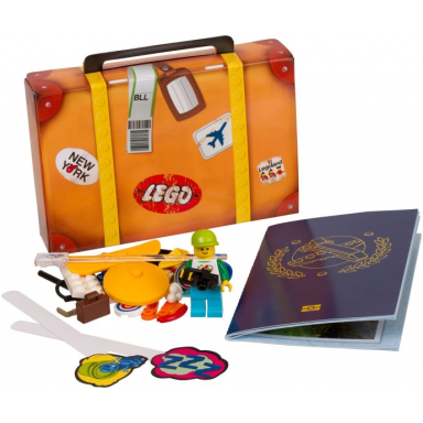 travel building suitcase