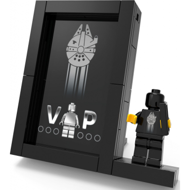 black vip frame card display polybag