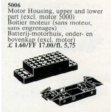 replacement 2-piece battery motor housing