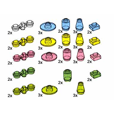 space light and radar plates disks cones