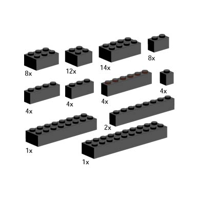 bricks black