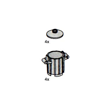 dustbins with lids
