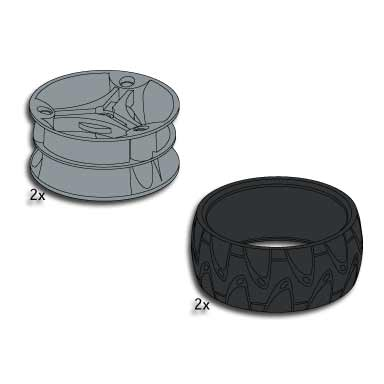 alloy wheels with tires silver wheels