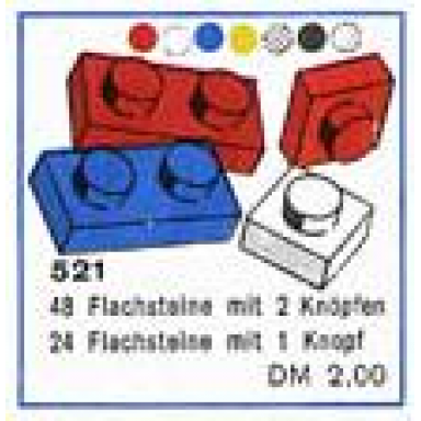 1 x 1 and 1 x 2 plates cardboard box version