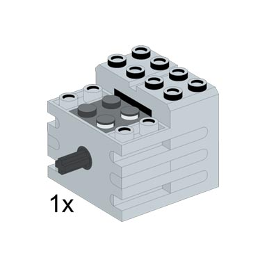9v motor with gear reduction