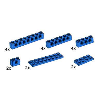 beams and plates blue