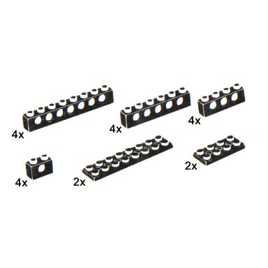 beams and plates with holes black