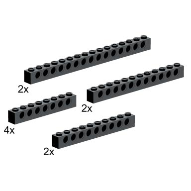 large beams with holes