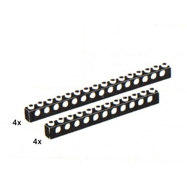 bricks with holes black