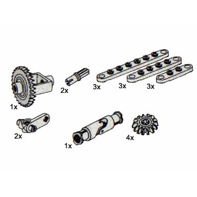differential housing and steering elements