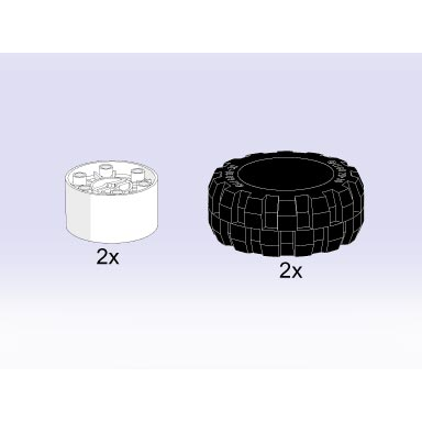 tires 50mm with hubs
