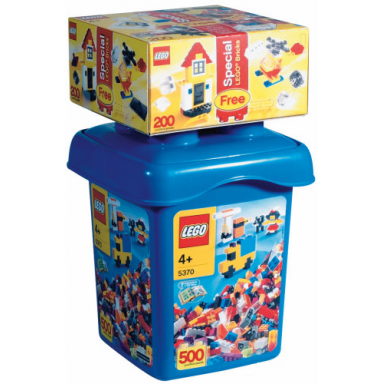 large make and create bucket with special lego bonus bricks bucket and its contents only