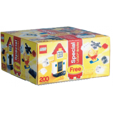 large make and create bucket with special lego bonus bricks bonus box and its contents only