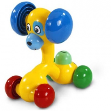 dog on wheels