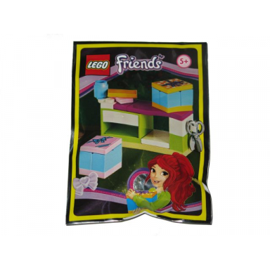 table for gifts wrapping foil pack