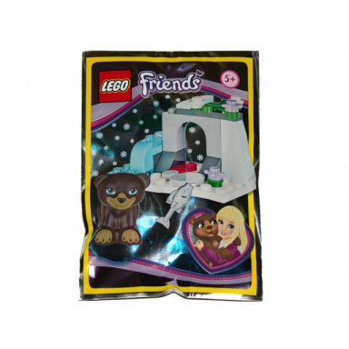 bear in ice cave foil pack