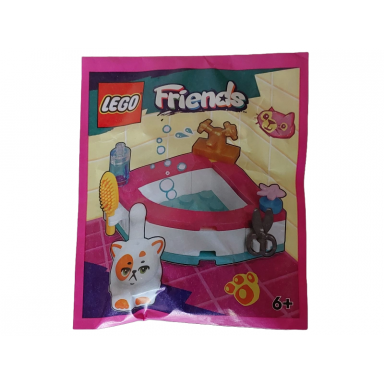 cute cat grooming kit paper bag