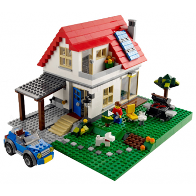 hillside house