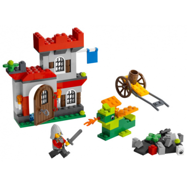 knight and castle building set