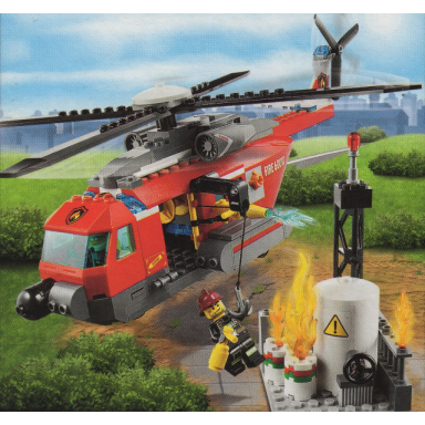 fire helicopter red stripe on side version