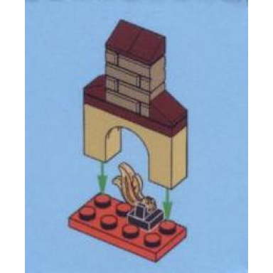 advent calendar 2013 city day 2 - fireplace