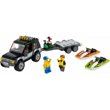 suv with watercraft