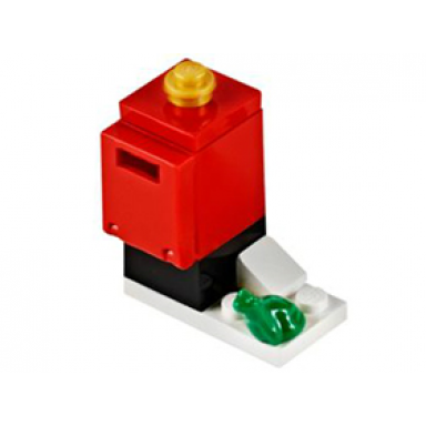 advent calendar 2014 city day 2 - mailbox with green frog