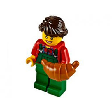 advent calendar 2014 city day 5 - girl with croissant