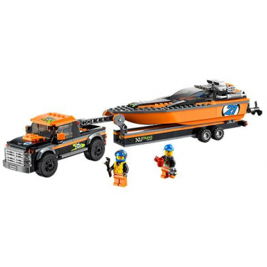 4x4 with powerboat