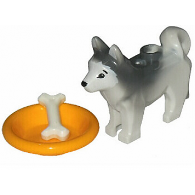 advent calendar 2015 city day 18 - dog with bone and bowl