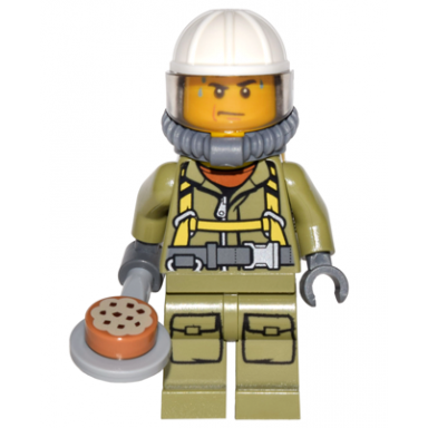 advent calendar 2016 city day 18 - volcano adventurer with cookie tray