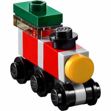 advent calendar 2017 city day 1 - red toy train engine