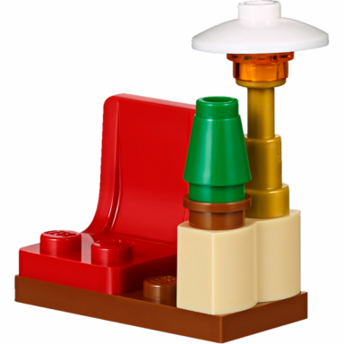 advent calendar 2017 city day 4 - chair and lamp