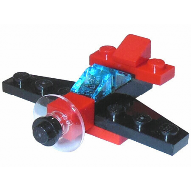 advent calendar 2017 city day 6 - red toy airplane