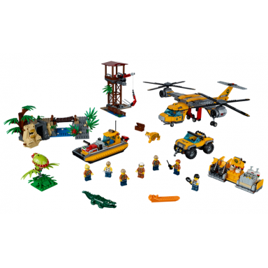 jungle air drop helicopter