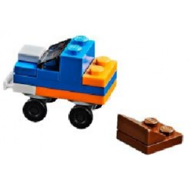 advent calendar 2018 city day 18 - truck with rock bump