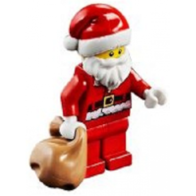 advent calendar 2018 city day 24 - santa with gift bag