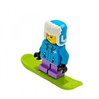 advent calendar 2019 city day 20 - snowboarder