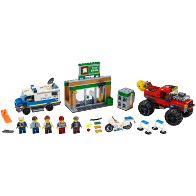 police monster truck heist