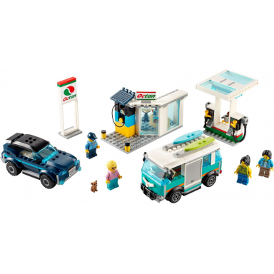 service station